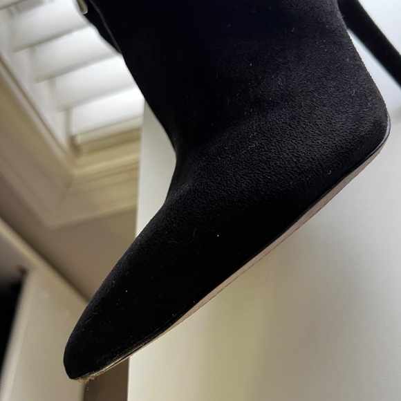 (USED) Jessica Simpson Saferra Suede Black Boot - Picture 11 of 16